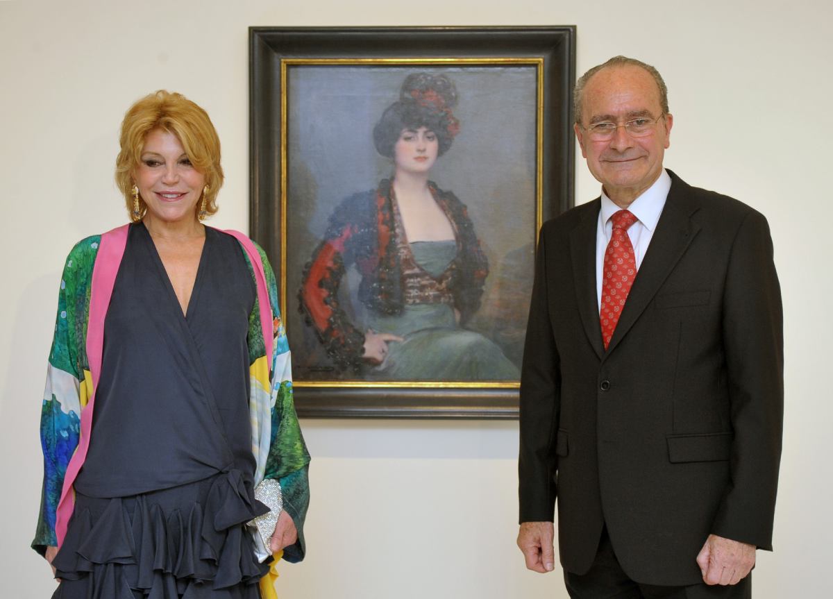 Tita Cervera sigue muy ligada al mundo del arte.